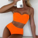 Push up Chain Strap Bikini