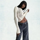 Knitted Stripe fitted Top