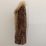 Leopard Long Winter Large Jacket