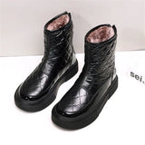 Soft Leather Waterproof Boots