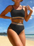 Brazilian Triangle Print Bikini