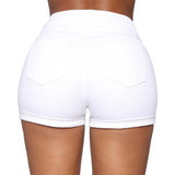 Double Button Jeans Shorts