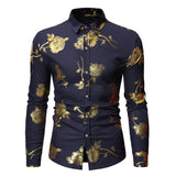 Gold Rose Dress Shirt