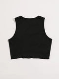 Round Neck Angel Tank Top