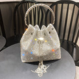 Diamonds Tassel Evening Clutch