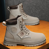 CYYTL Split Leather Martin Boots