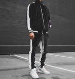 Velvet Stripe Tracksuit
