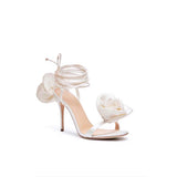 Rose Wrap Around High Heels