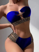 Push Up Split Bottom Bikini