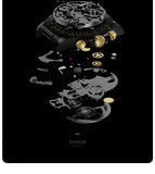 Sapphire Glass Skeleton Watch