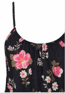Loose Floral Beach Romper Shorts