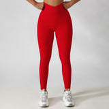 Crossover Pocket  Fitness Leggings