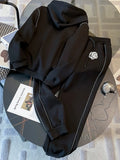 Three Dimensional Flowers Sweat Suit