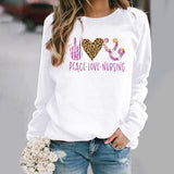 Peace Love Nursing Sweatshirt