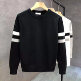 Stripe Sleeve Sweater