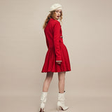 Red French Bow Dress