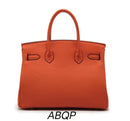 Luxury Genuine Leather Lock Handbag