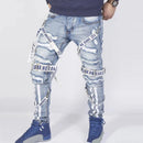 Slim Fit Multi Straps Jeans