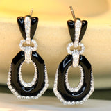 Black Onyx Earring