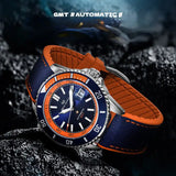 Diving Mechanical Dual Time Watch