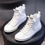 Leather Platform Sneakers
