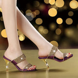 Rhinestone Fine High Heels