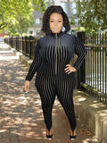 Plus Size Spandex Romper