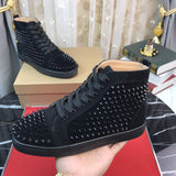 Luxury  Leather Rivet Shoes