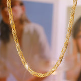 Gold Twist Necklaces