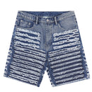 Ripped Style Jean Shorts