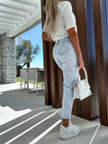 Casual Ripped Star Jeans
