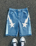 Shooting Star Jean Shorts