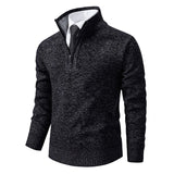 Fleece Zipper Turtleneck