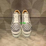 Rhinestone Rivets Studded Sneakers