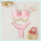 Low Waist Triangle Straps Bikini