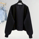 Pocket O-Neck Sweatshirt