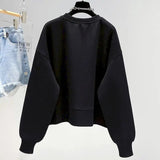 Pocket O-Neck Sweatshirt