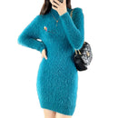 Mink Fleece Plush Dress