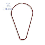 Natural Red Garnet Necklace