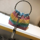 Diamonds Tassel Evening Clutch