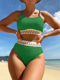 Brazilian Triangle Print Bikini