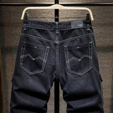Multi-pocket Cargo Jeans Shorts