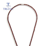 Natural Red Garnet Necklace