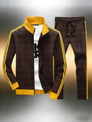 Plaid Stripe Tracksuit