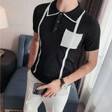Knitting  Stripe Shirt Top