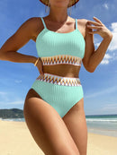 Brazilian Triangle Print Bikini