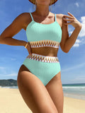 Brazilian Triangle Print Bikini