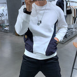 Thicken Side Stripe Pocket Sweater
