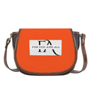 Orange Saddle HandBag