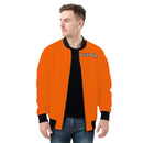 Orange Bomber Jacket